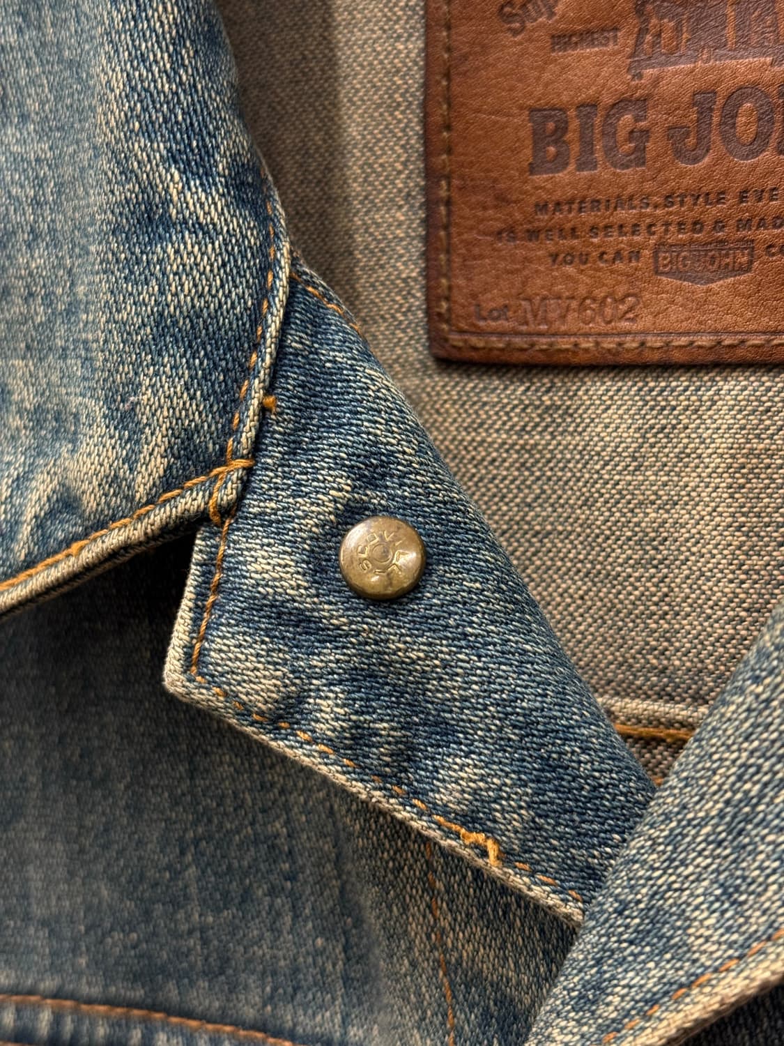 55) Japan Big John Denim Custom Jacket 상품이미지4