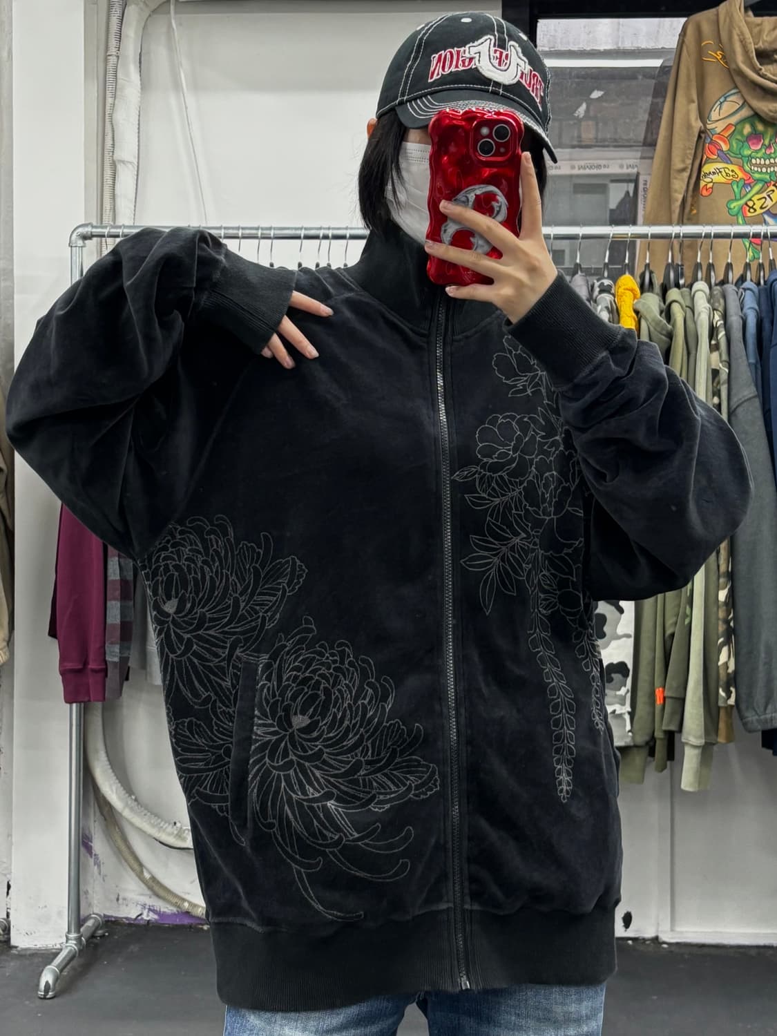 카라쿠리 타마시 오리엔탈 벨벳 자켓 상품이미지4