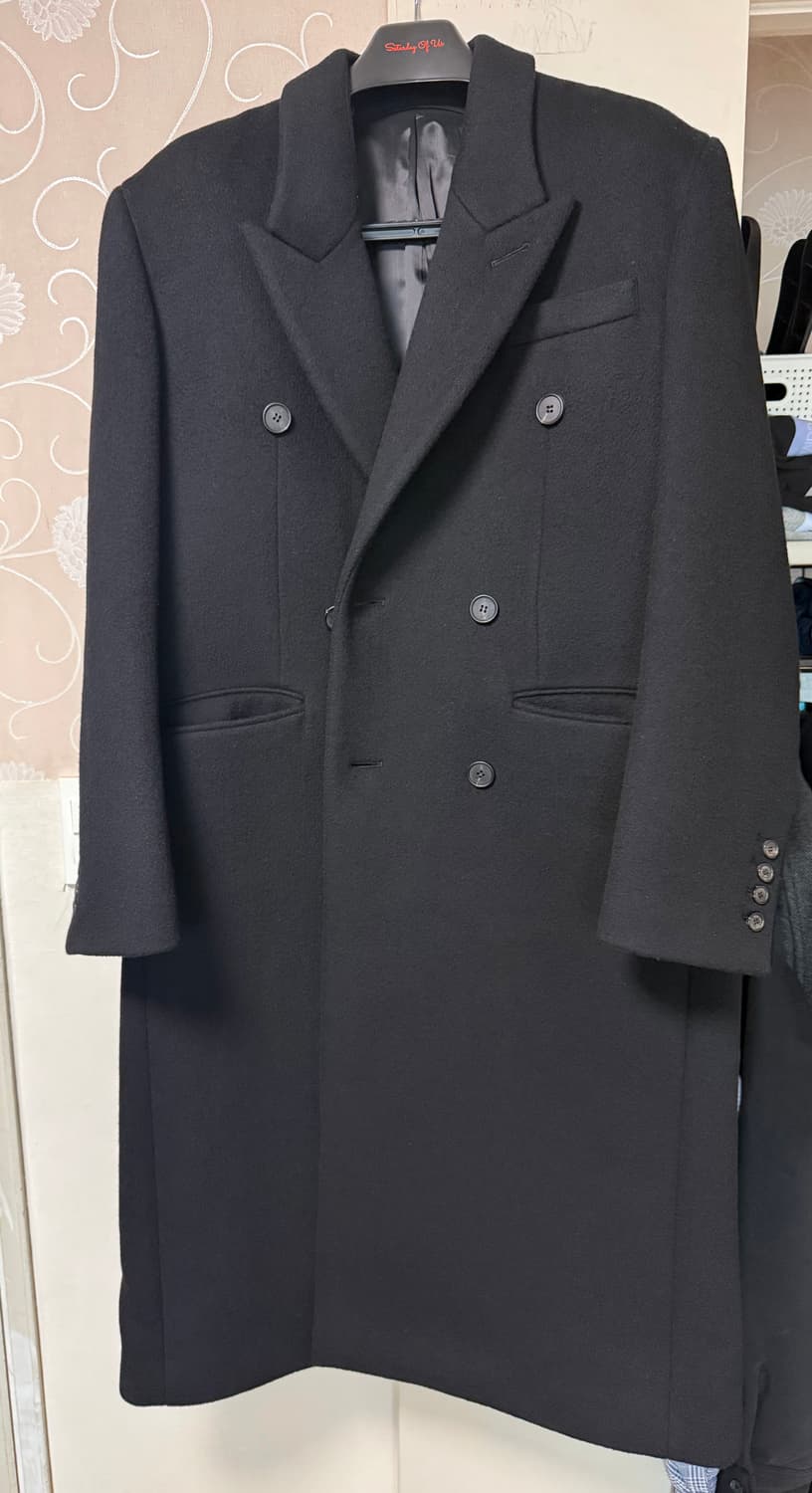 stu,stu office 더블 블랫코트 팝니다 상품이미지1