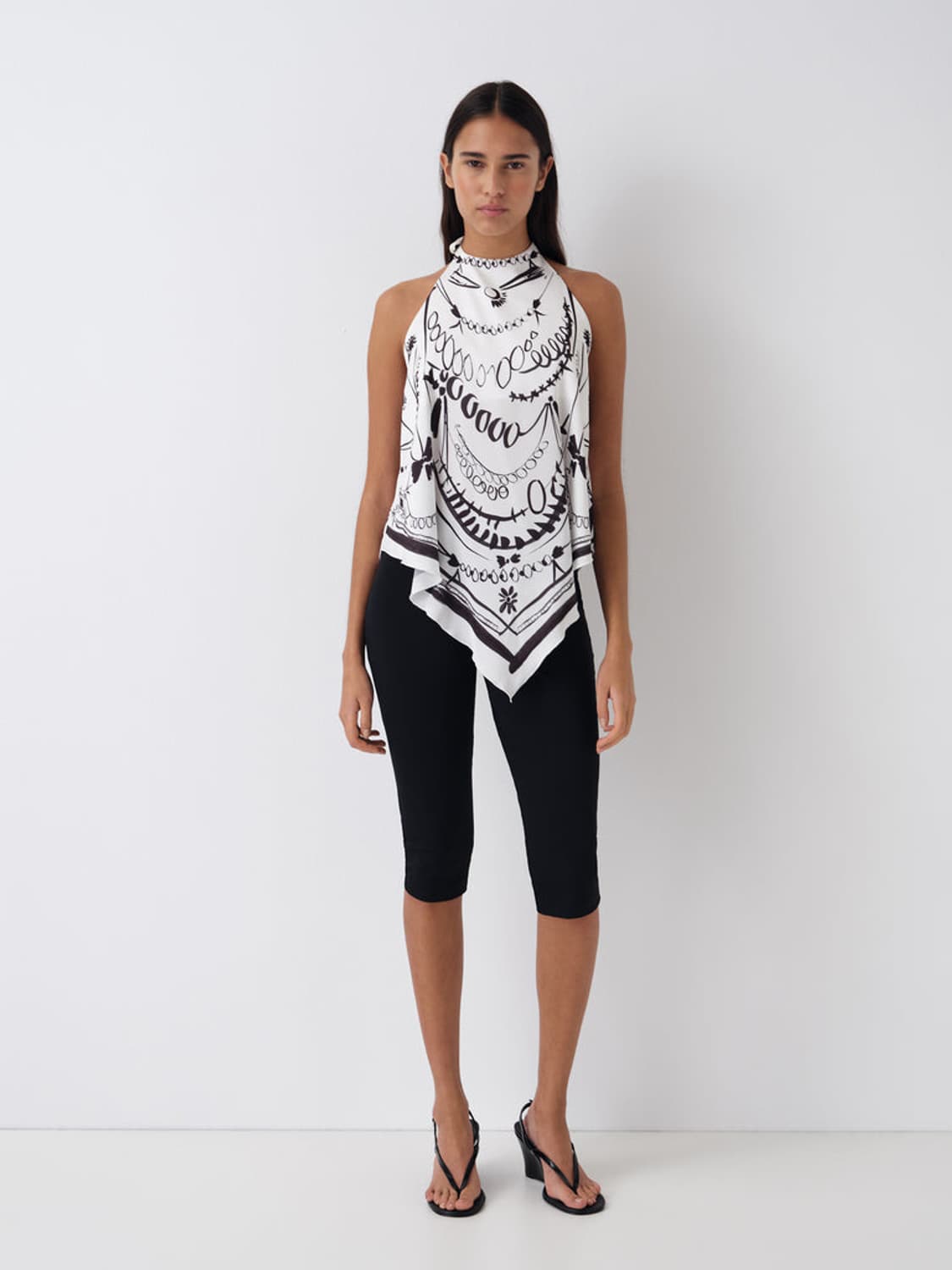 [36,37,38]기마구아스 웨지 샌들/블랙 상품이미지2