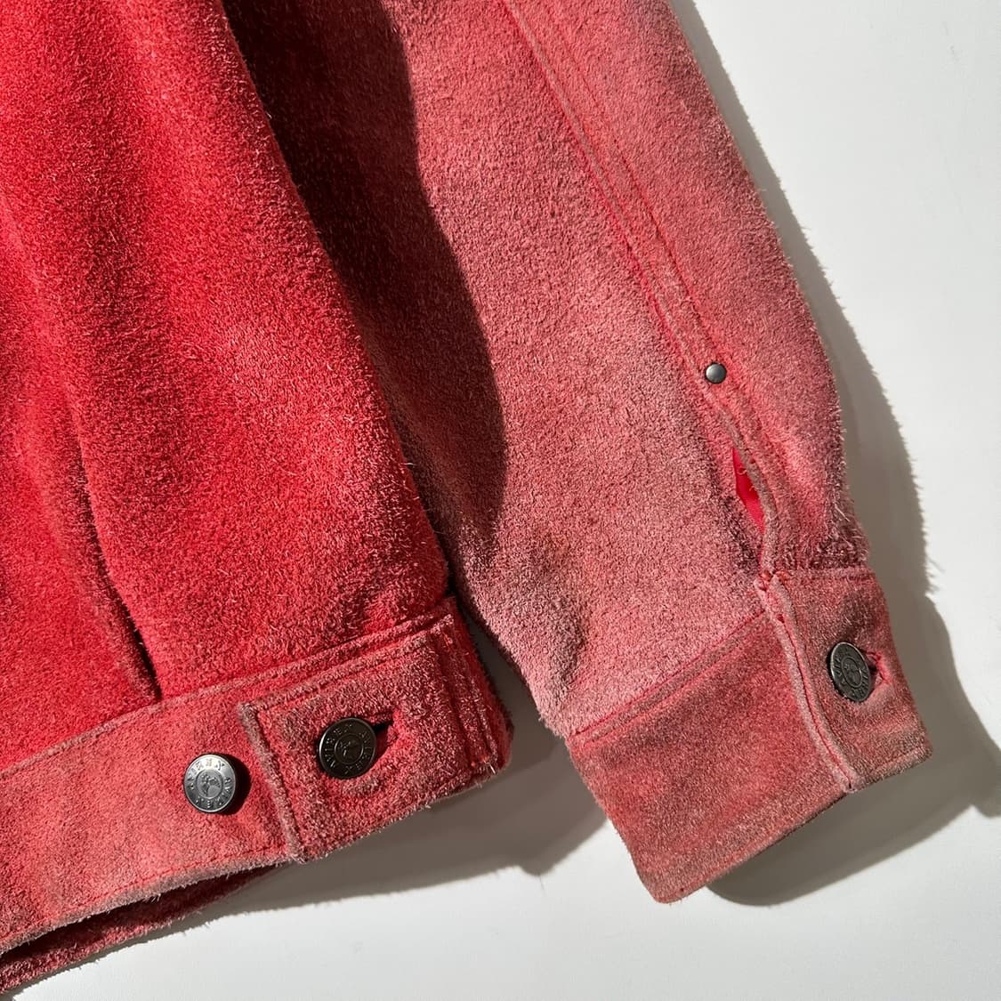 아비렉스 카우레더 스웨이드 2nd 트러커 자켓 상품이미지7