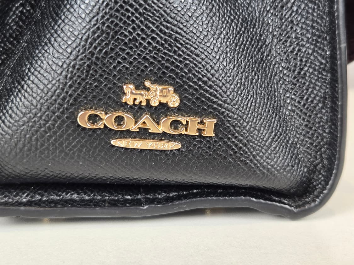 COACH 코치 틸리 탑 핸들 사첼 크로스백 가방 정품 블랙 상품이미지6
