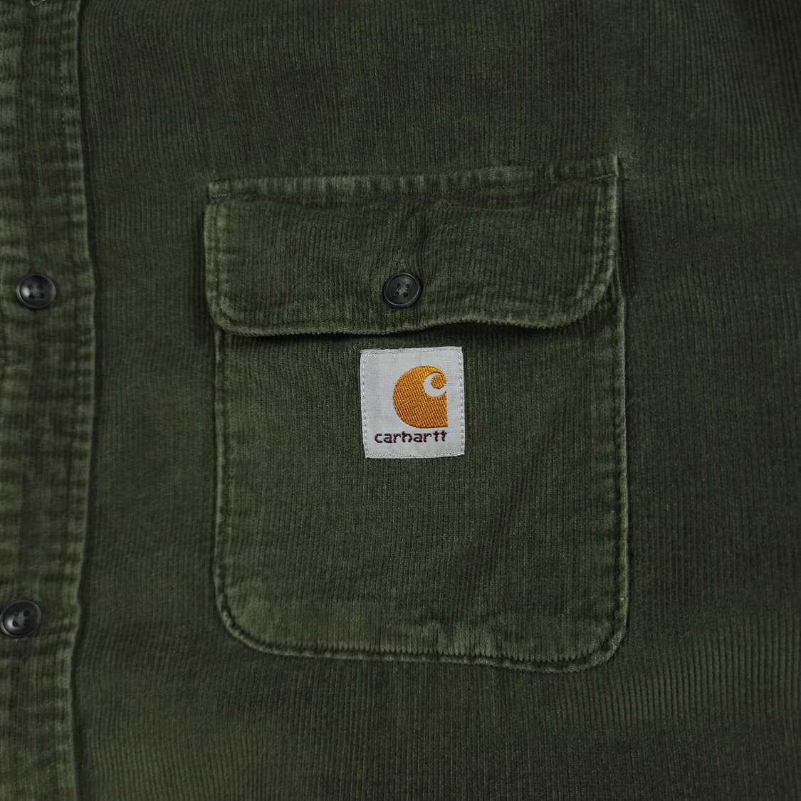 2XL(110) 칼하트 코듀로이 셔츠 카키 상품이미지3