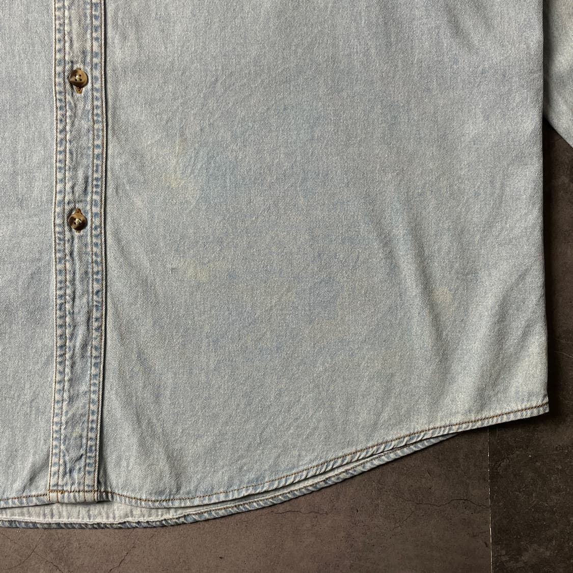 TEXX 빈티지 다운버튼 코튼 데님 셔츠 A00673 상품이미지5