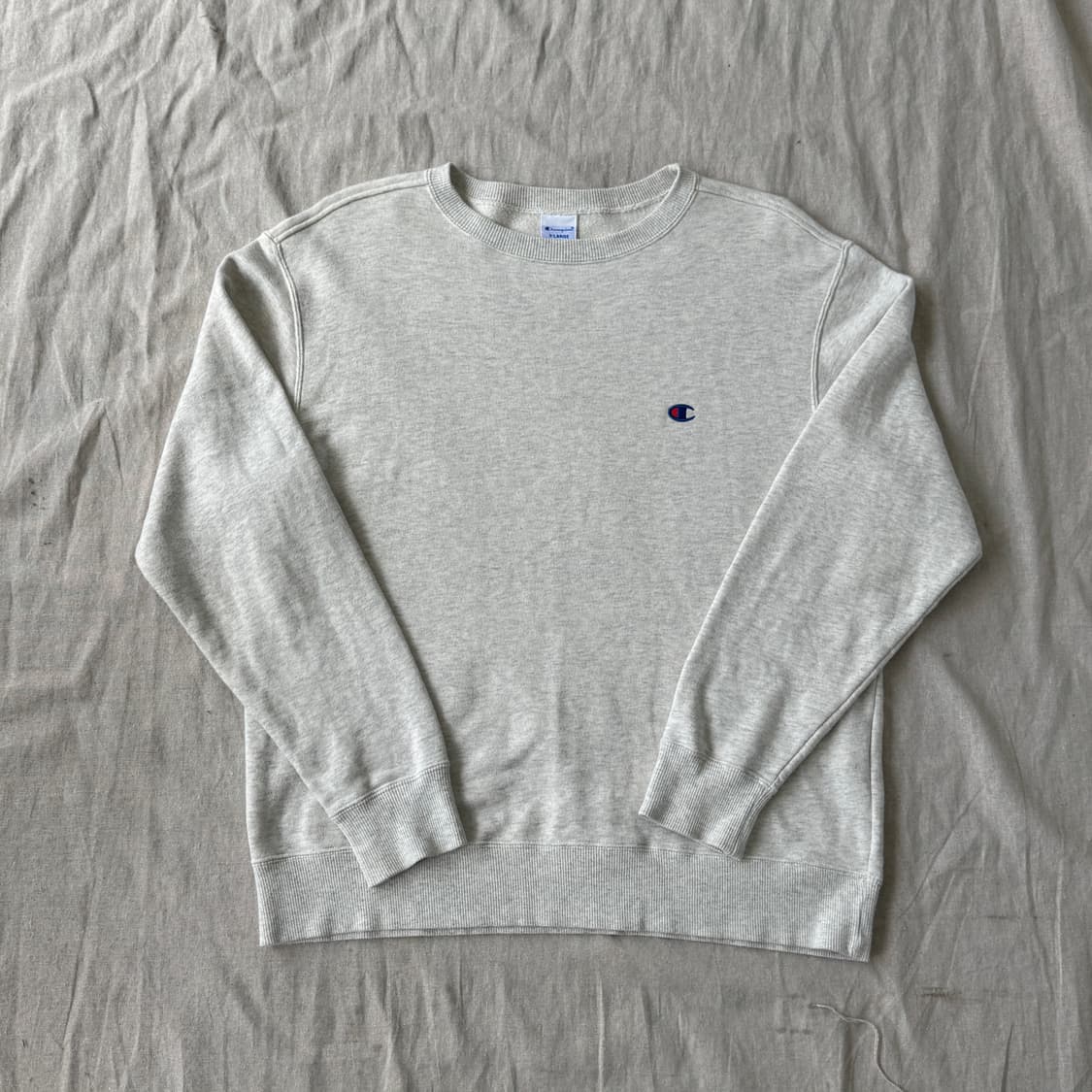 챔피온 오트밀 자수 맨투맨 XL 상품이미지2