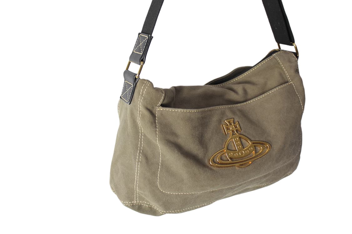 VIVIENNE WESTWOOD 비비안웨스트우드 캔버스 숄더백 상품이미지1