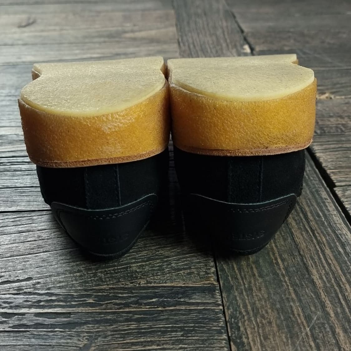 [시스템옴므] 크레페솔 스웨이드 모카 슈즈 블랙 M18158 상품이미지6