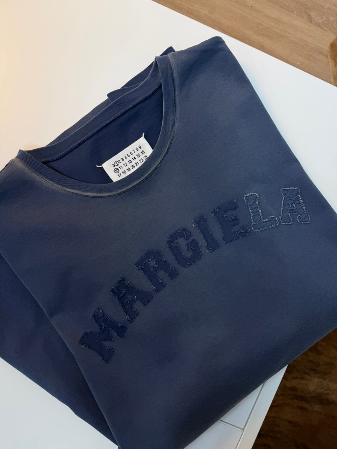 메종 마르지엘라 로고 헤비 져지 반팔 티셔츠  상품이미지1