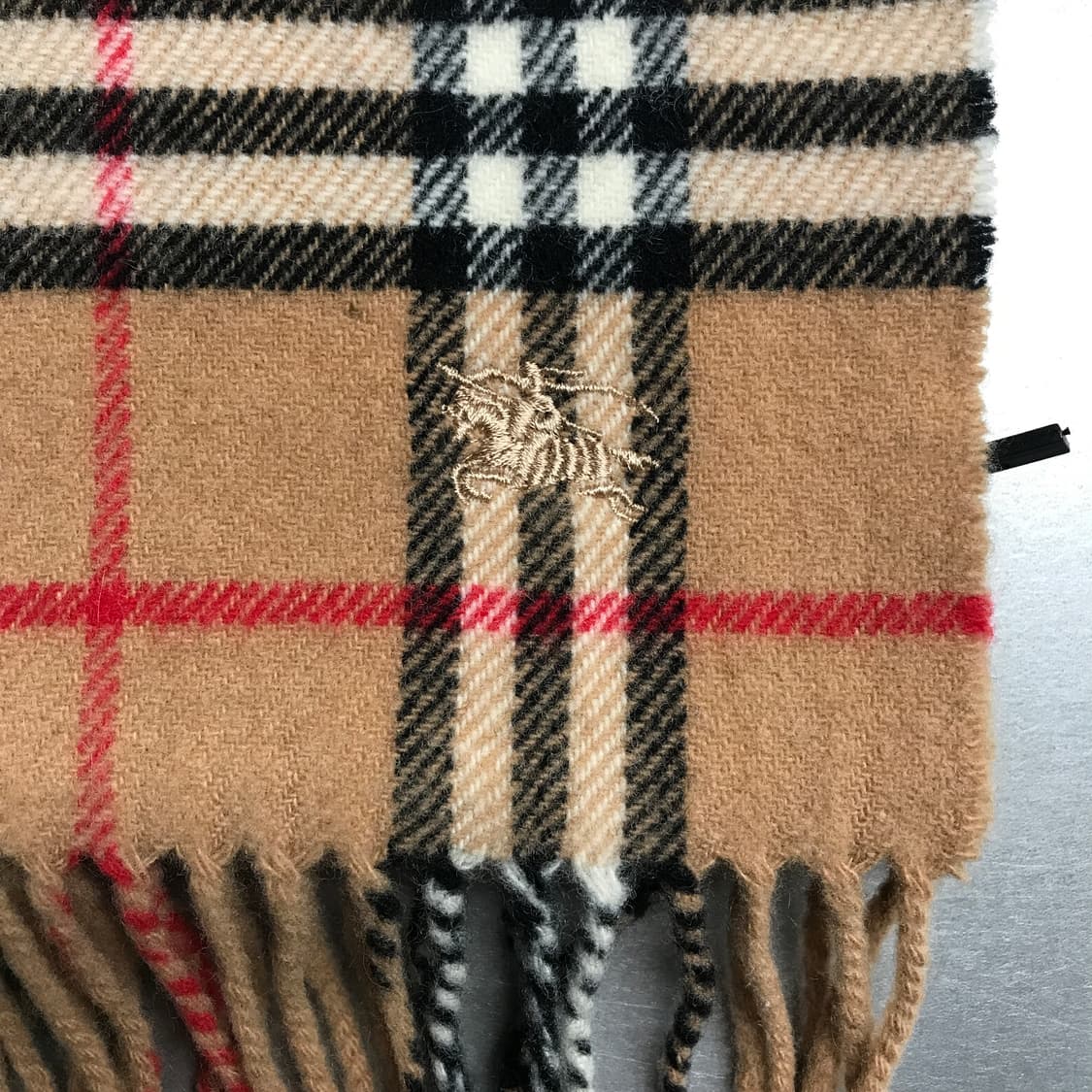 버버리 정품 울/캐시미어 머플러 베이지 상품이미지4