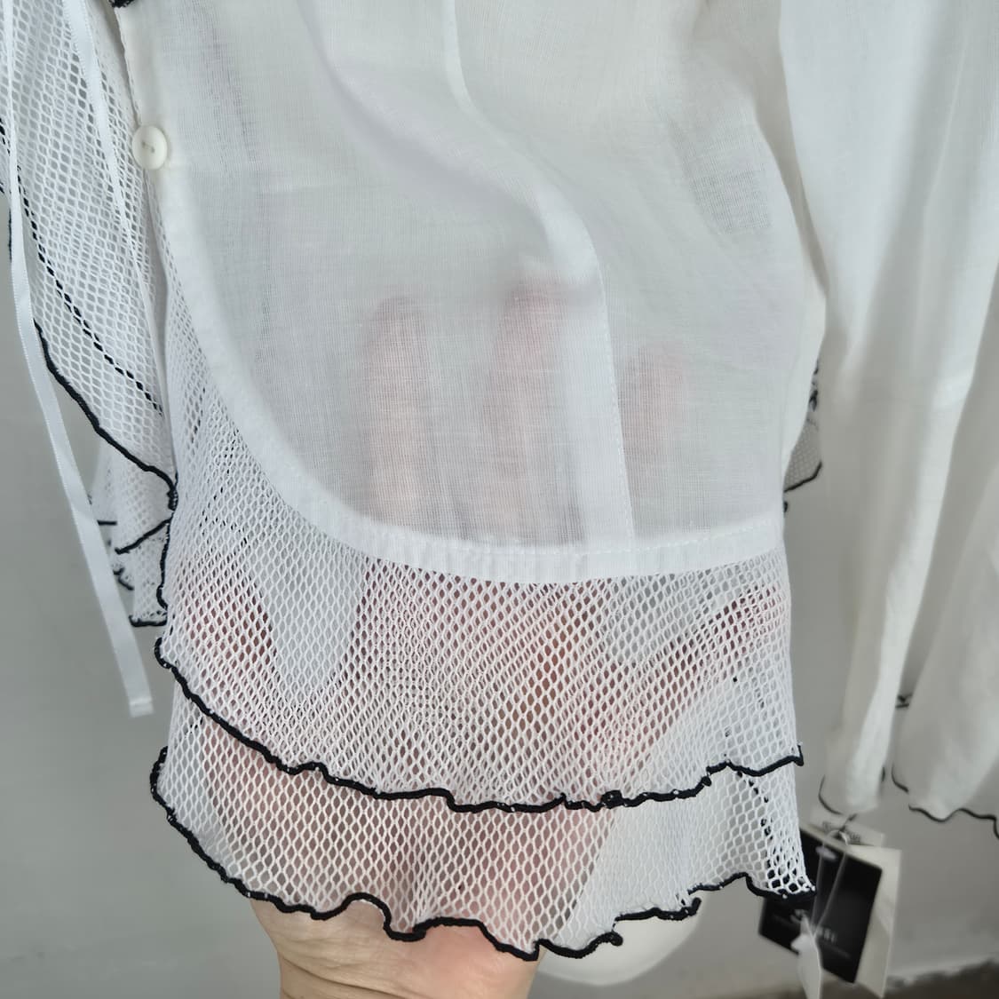화이트 프릴 레이스 가디건 상품이미지8