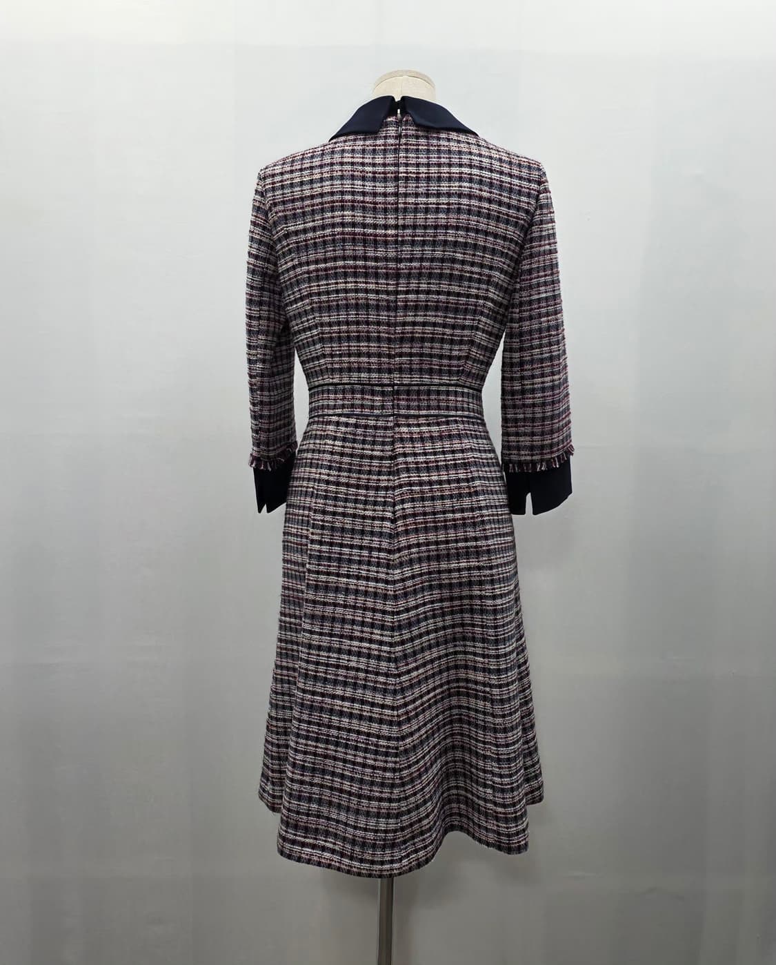 1177 잇미샤 [it michaa]트위드 가라 원피스 클래식 체크 하객 상품이미지3