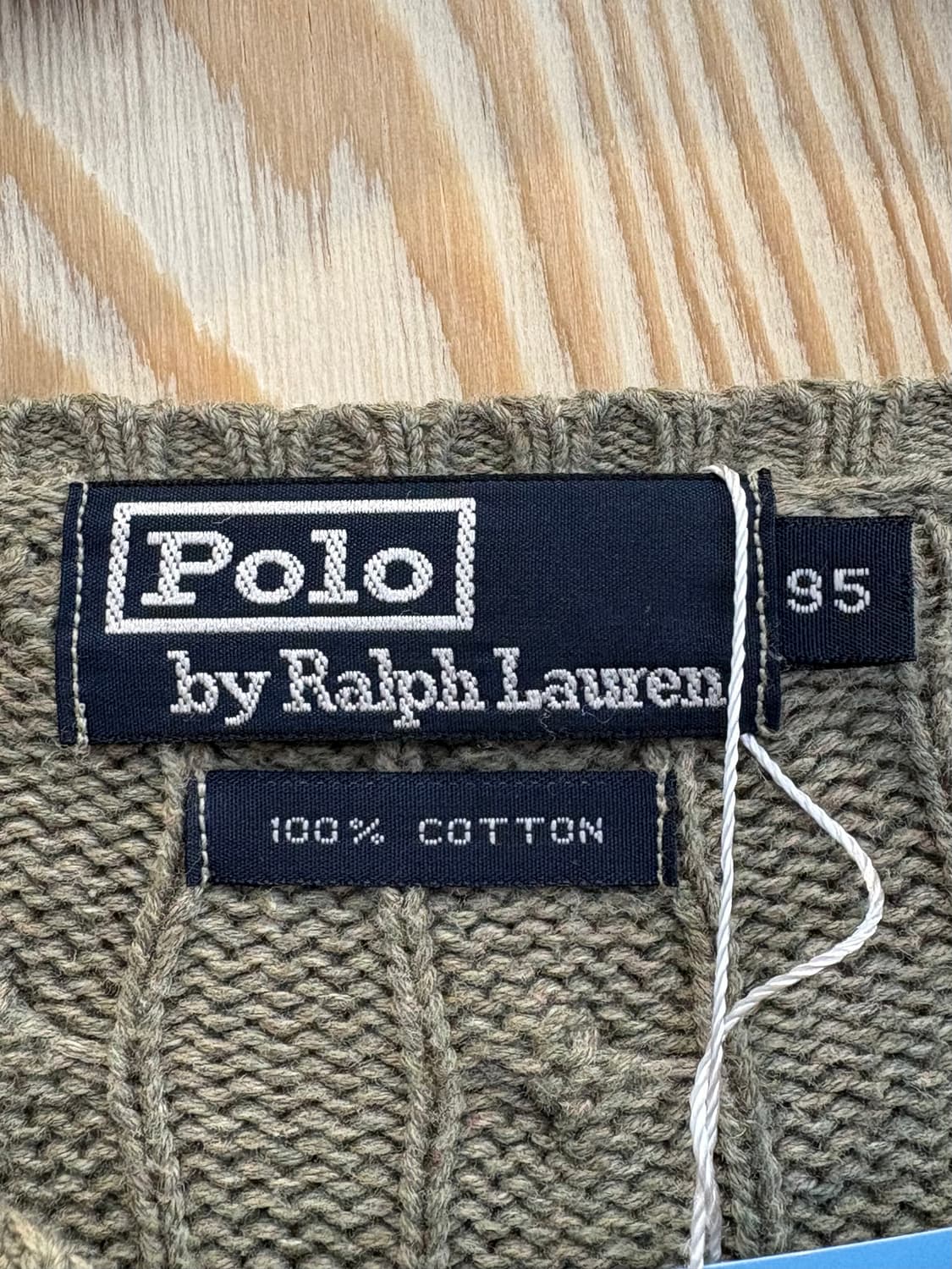 폴로 랄프로렌 브이넥 꽈배기 니트 상품이미지9