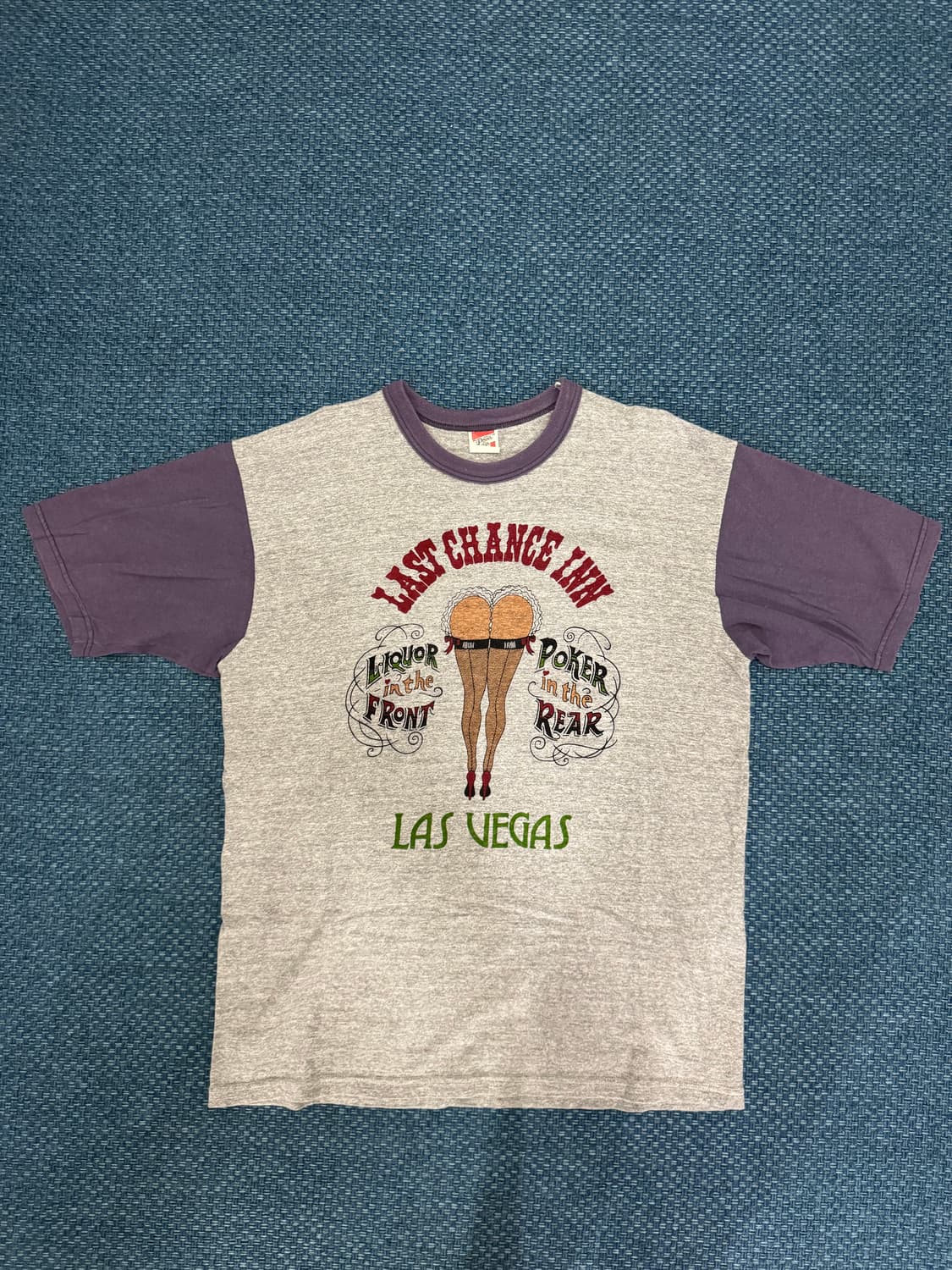 [XL] 프리휠러스 파워웨어 라스베가스 "GAMBLER" 링거 티셔츠 상품이미지1