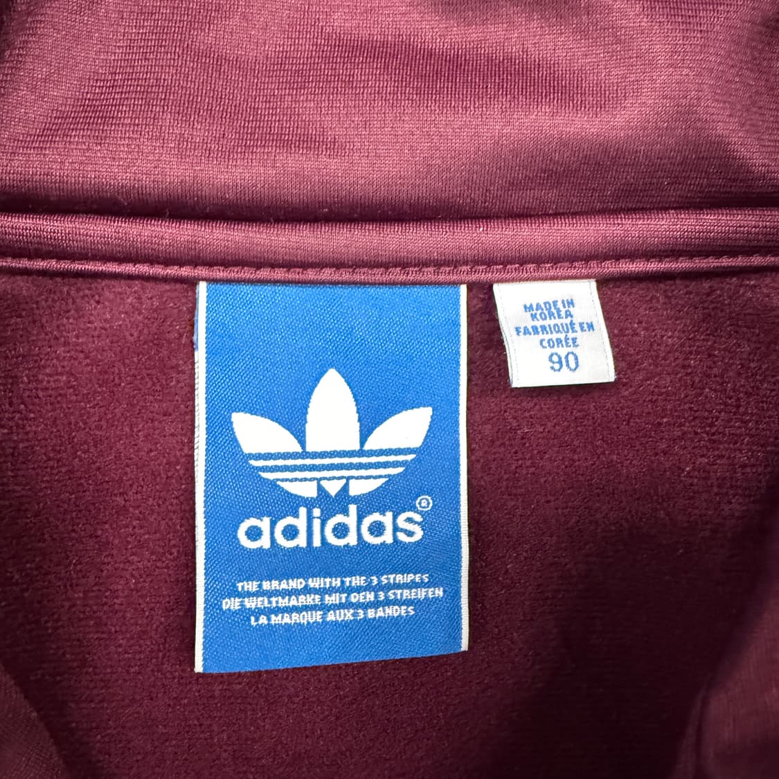 (S)아디다스 ADdidas 파이어버드 트랙탑 져지(버건디) 상품이미지2