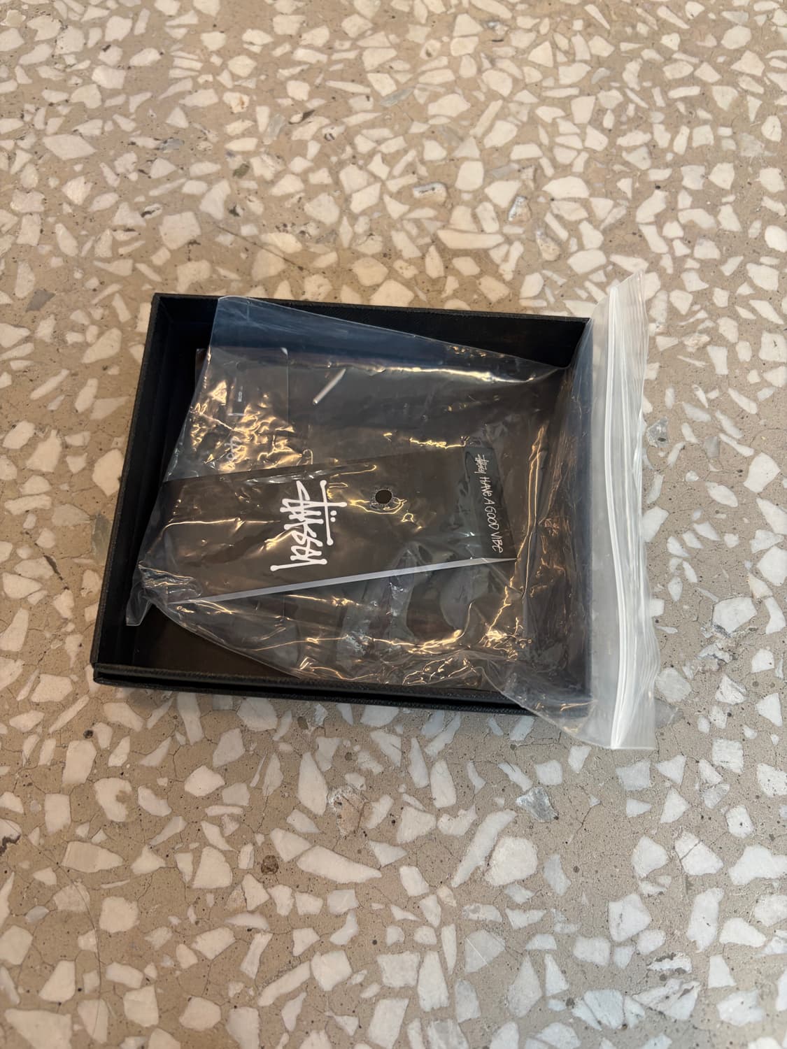 Stussy Black Logo Bi-Fold Wallet 상품이미지6