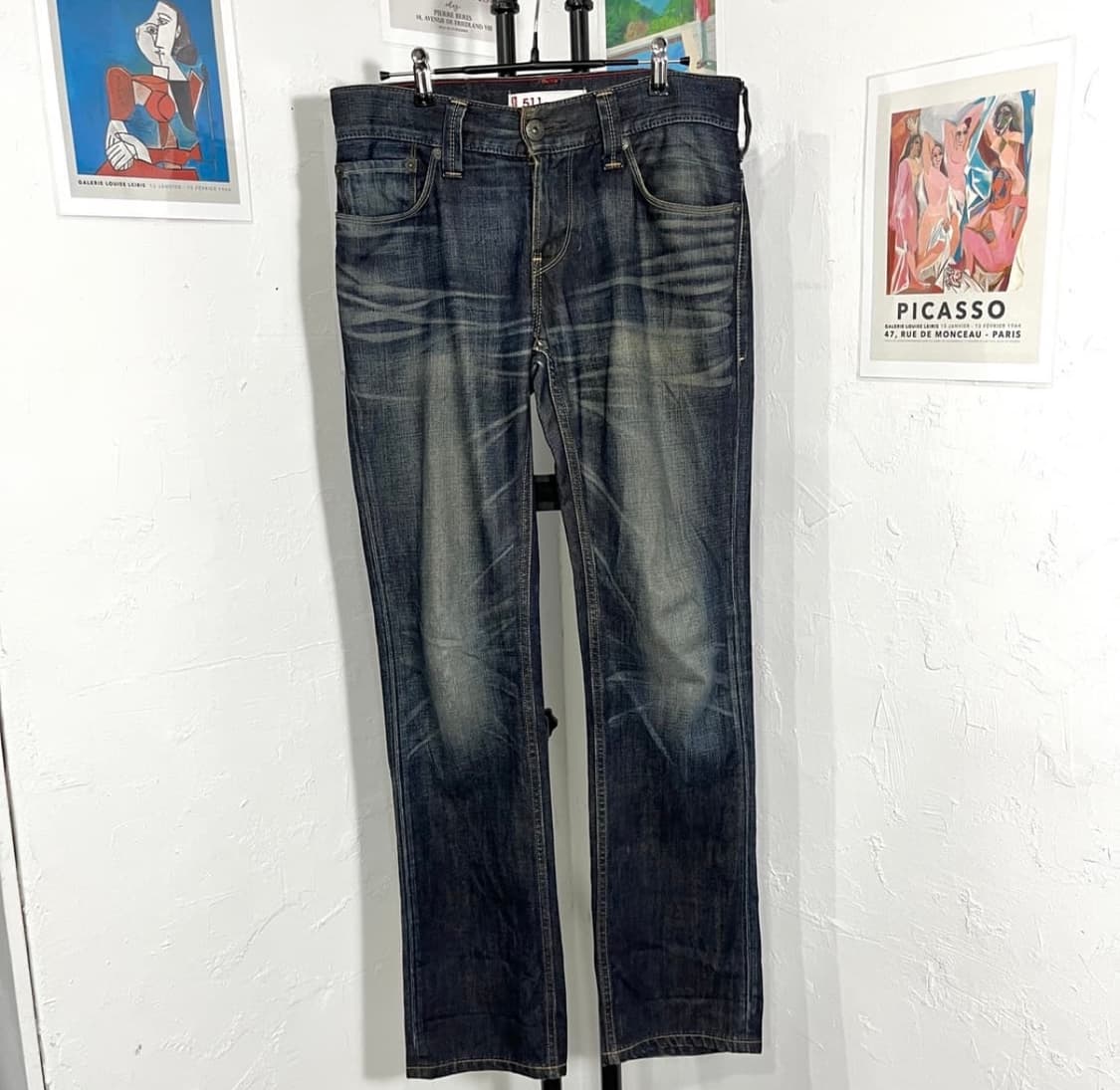 리바이스 511워싱 데님팬츠 상품이미지1