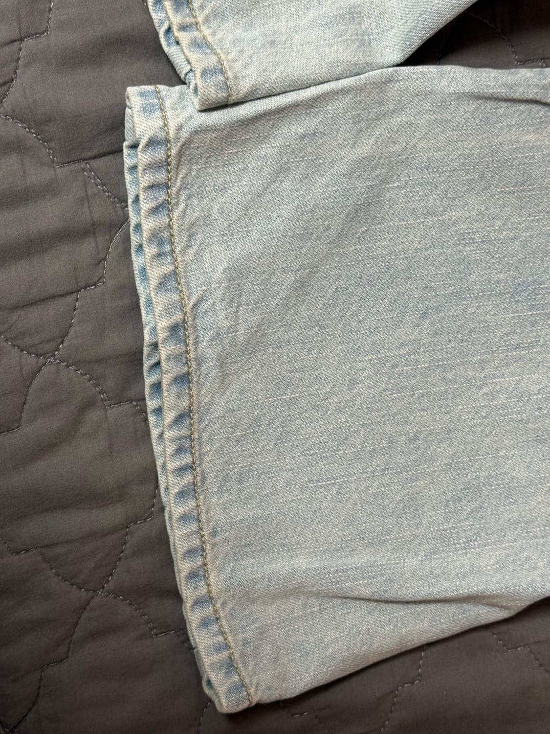 스컬프터 더블 웨이스트 부츠컷 데님 빈티지 아이스 S 상품이미지7