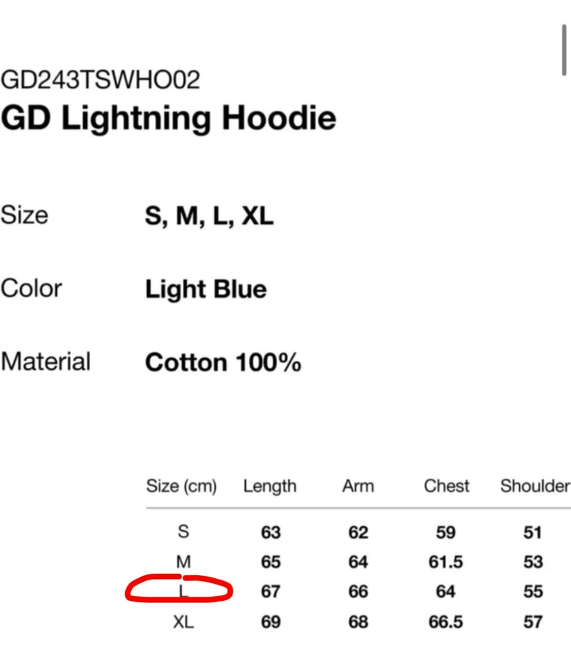 [L]디스이즈네버댓 후드티 GD Lightning Hoodie Light 상품이미지2