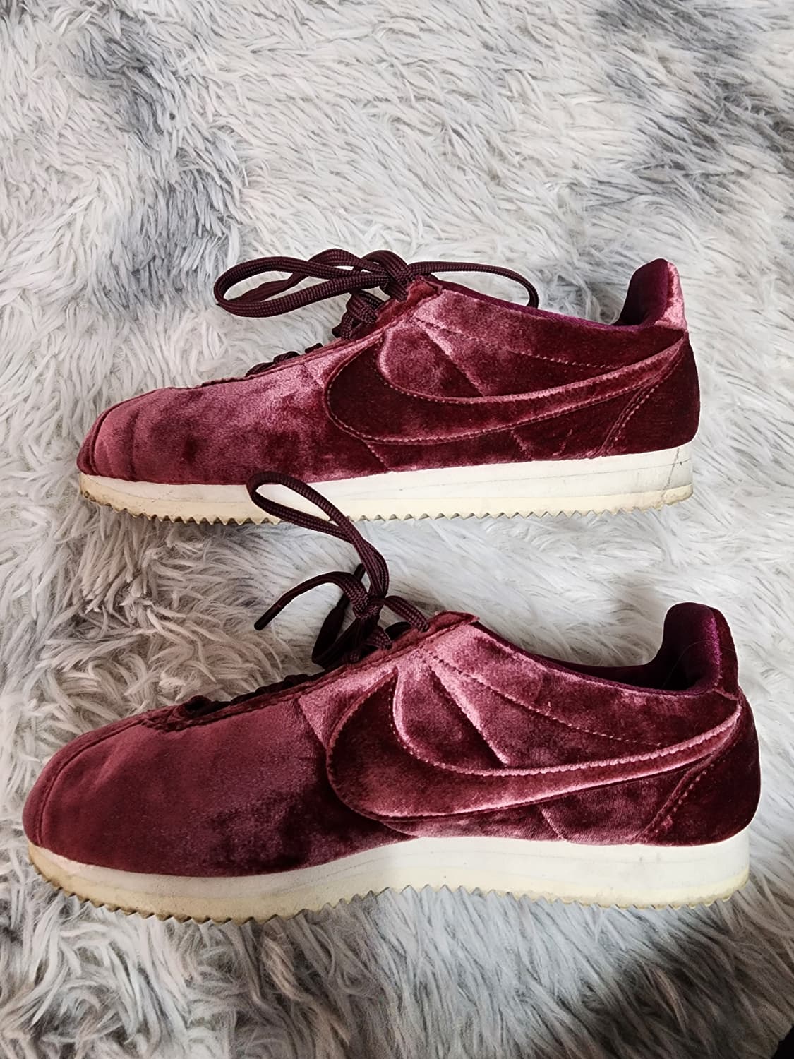 나이키 코르테즈 벨벳 버건디 운동화 245 상품이미지3
