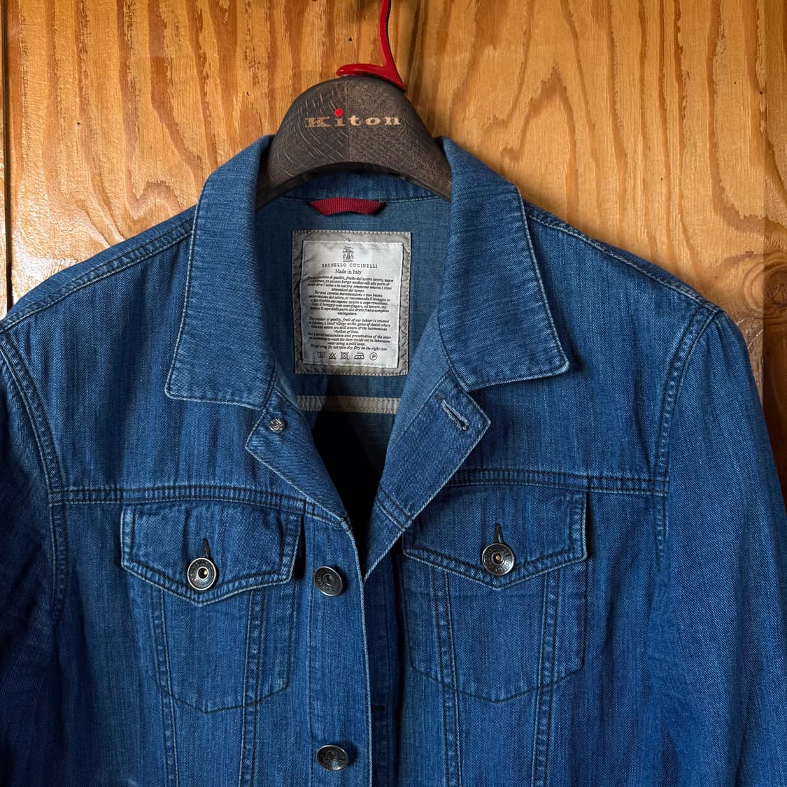 브루넬로 쿠치넬리 데님(청 자켓) 판매 합니다. 상품이미지2