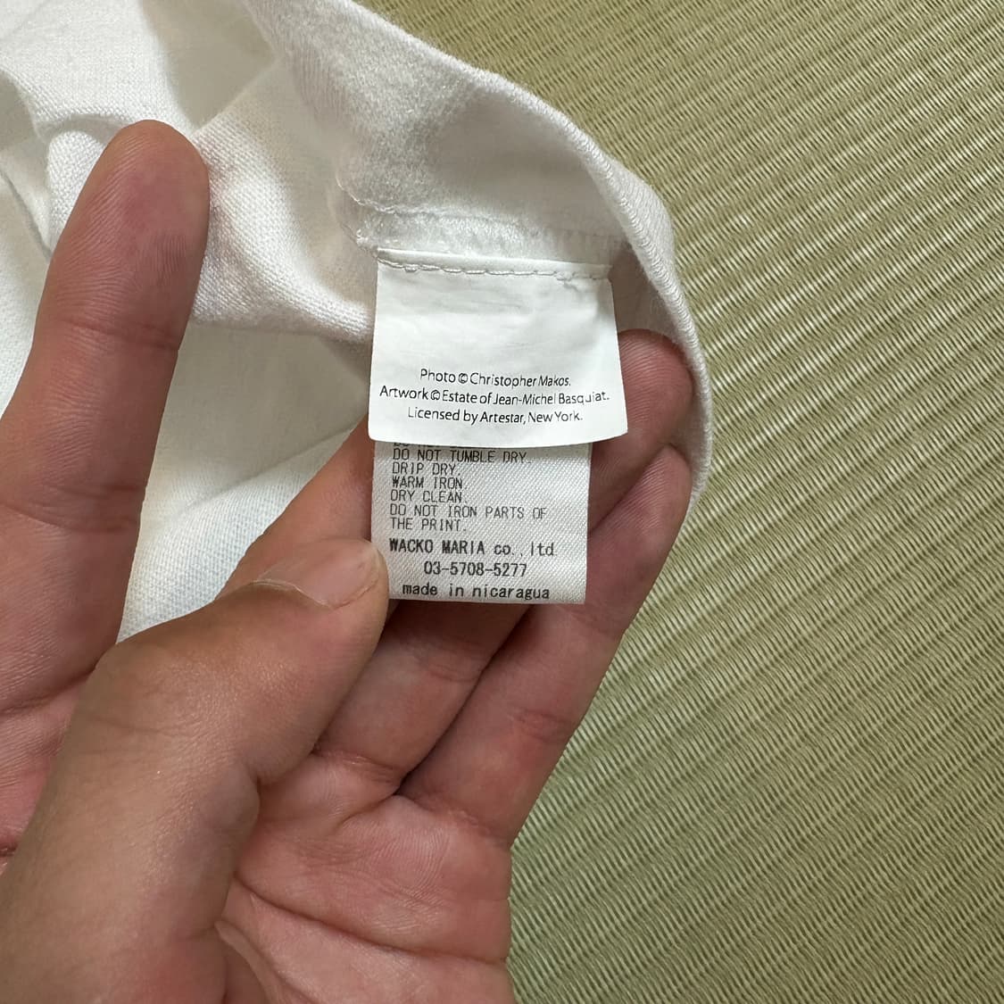 와코마리아 장 미셸 바스키아 반팔 티 상품이미지9