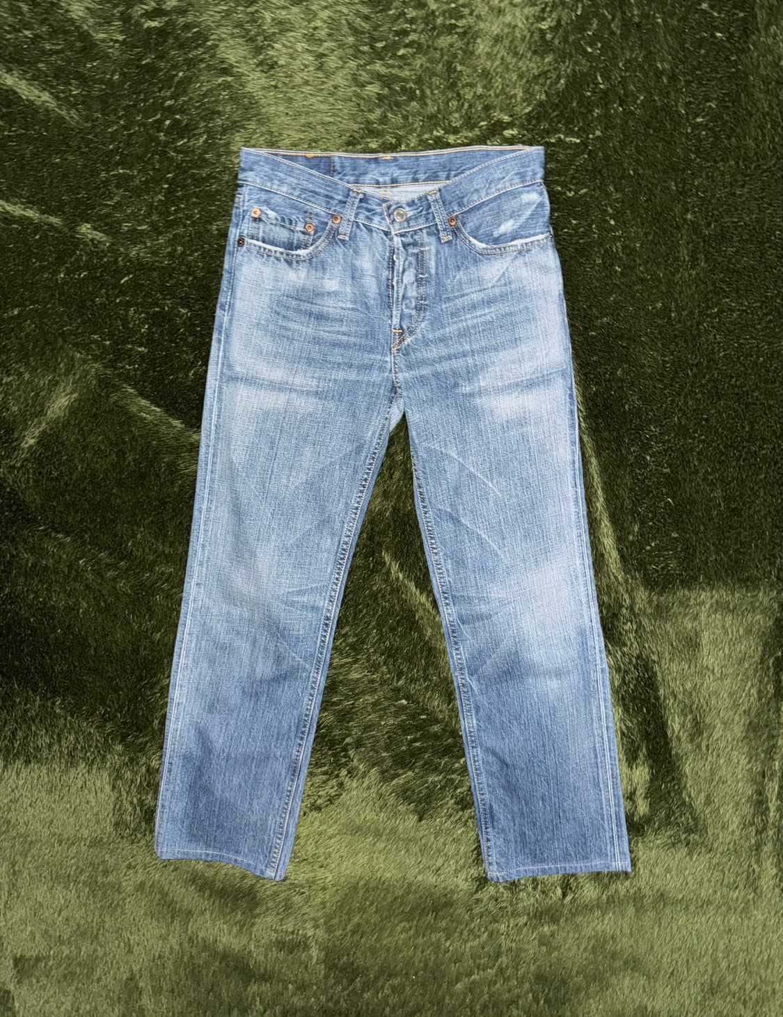 [W28/L31] 00s 리바이스 재팬 오리지널 빈티지 워싱 데님 팬츠 상품이미지1
