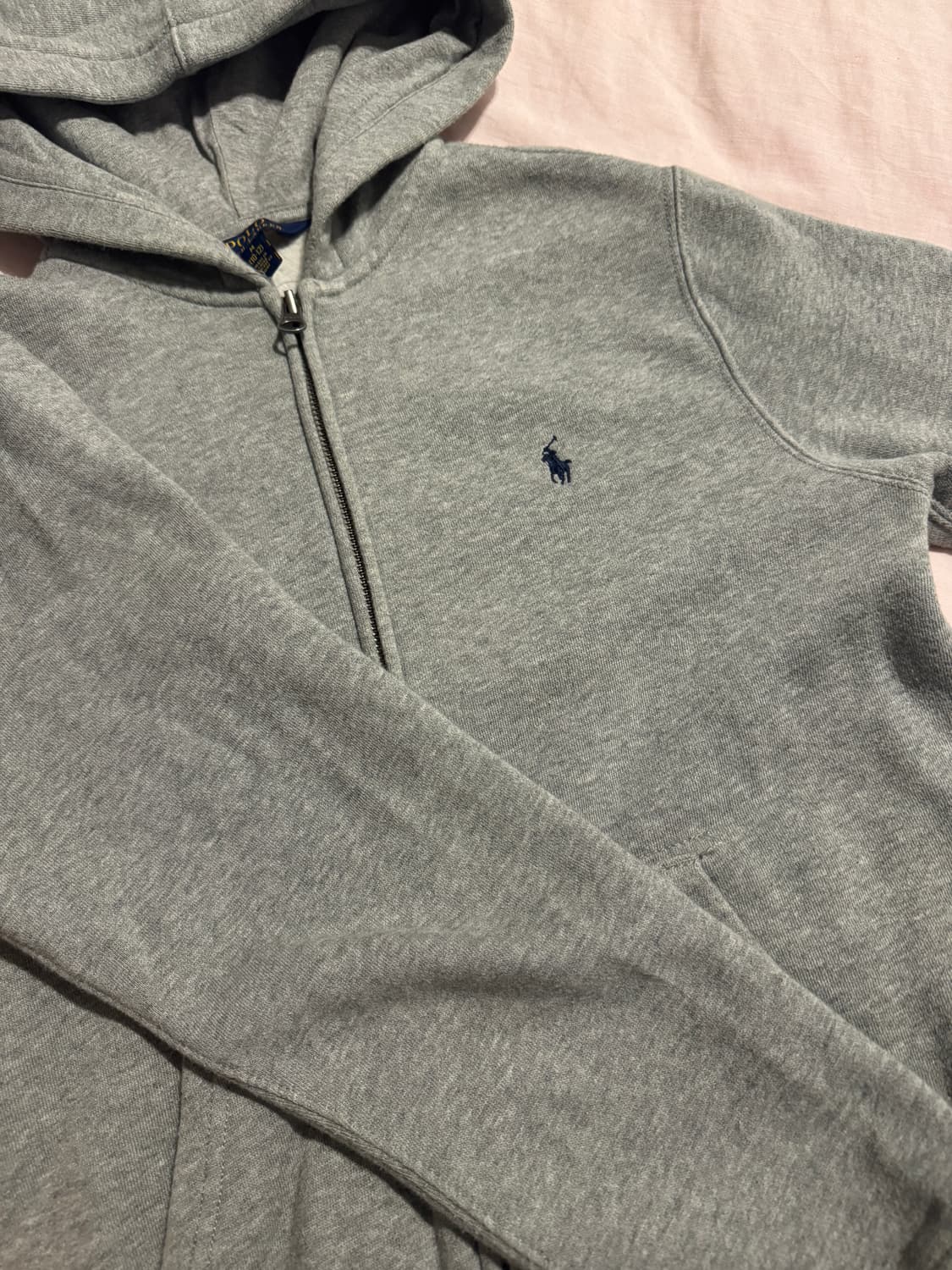 폴로 랄프로렌 그레이 후드집업 M 상품이미지1