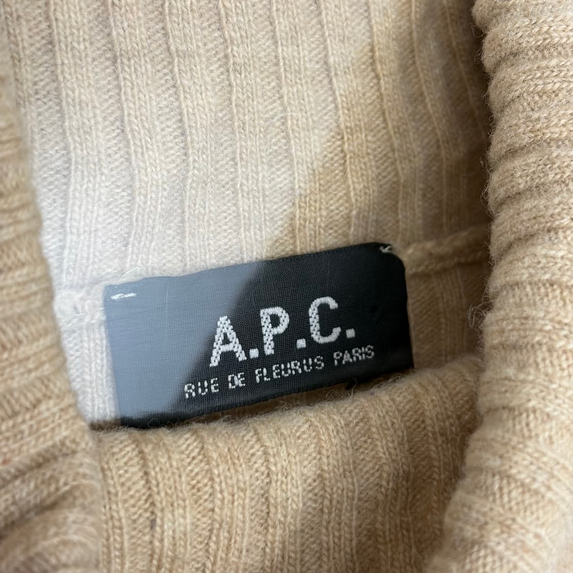 Apc 아페쎄 터틀넥 니트 티셔츠 상품이미지3