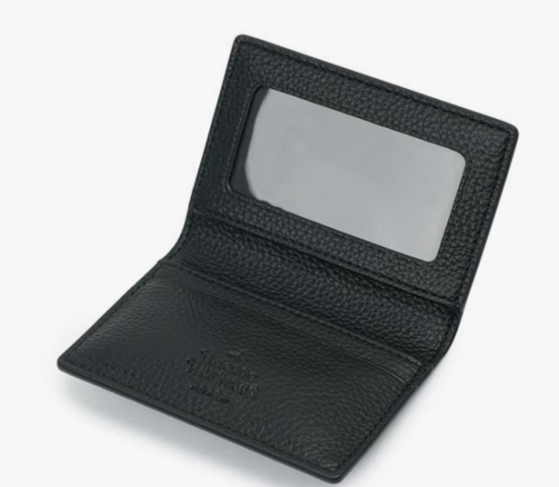 비비안웨스트우드 ORB PU그레인 플랩 카드지갑 상품이미지2