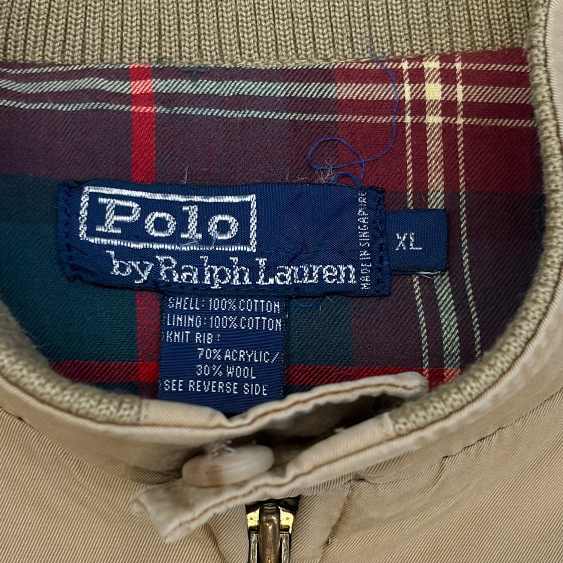 90s 미국 빈티지 폴로랄프로렌 스윙자켓 스윙탑 헤링본자켓 상품이미지4