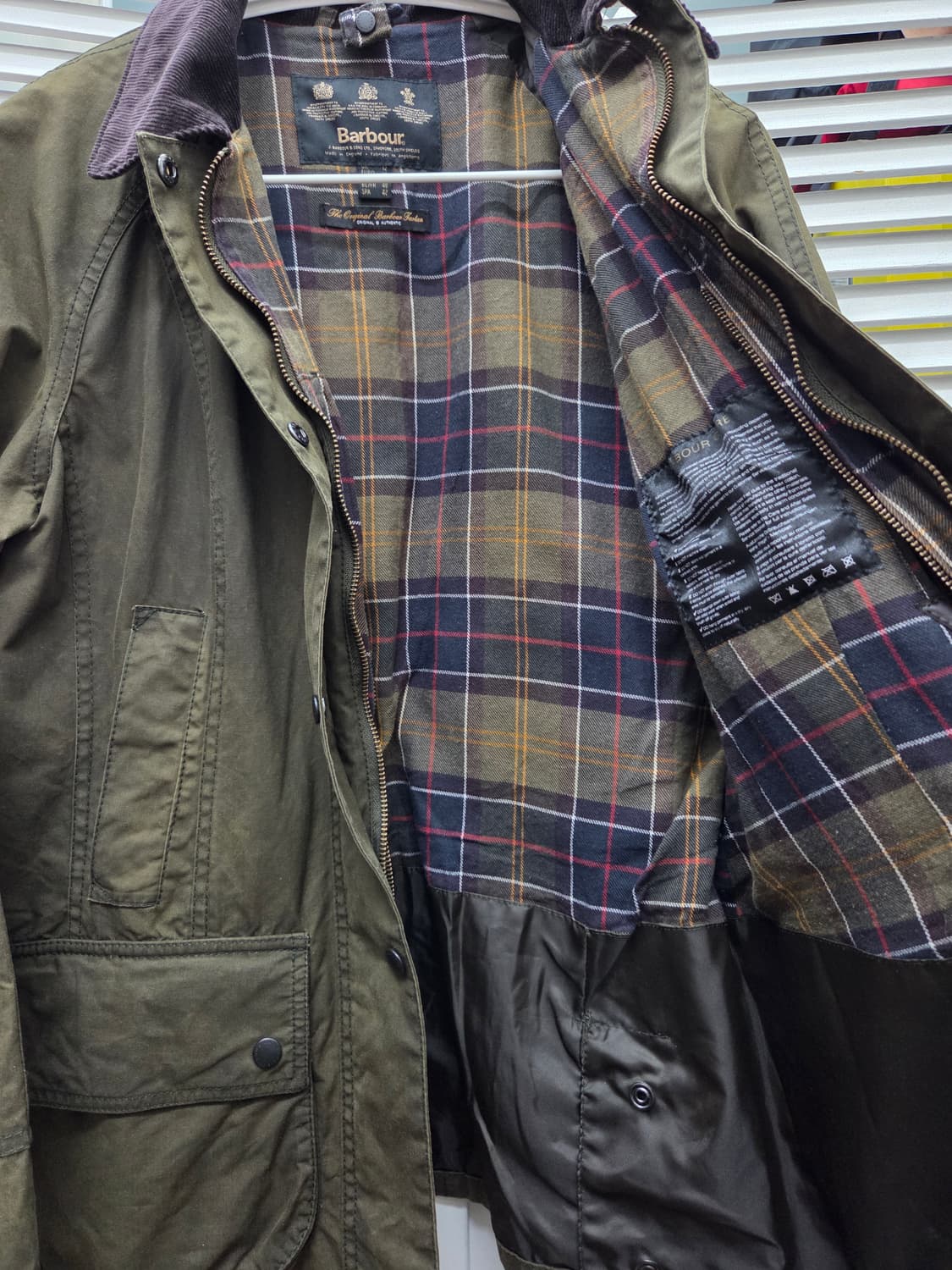 바버 비드넬 왁스 코튼 자켓 상품이미지5