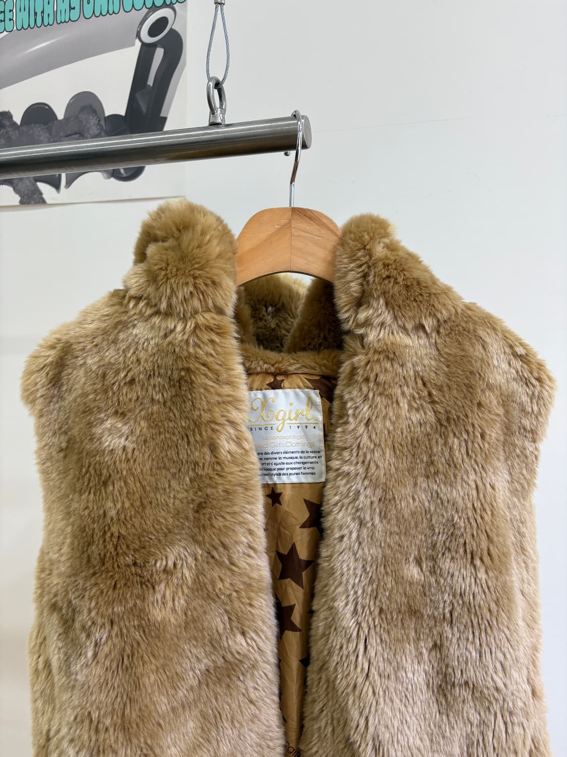 X-GIRL 퍼베스트 상품이미지2