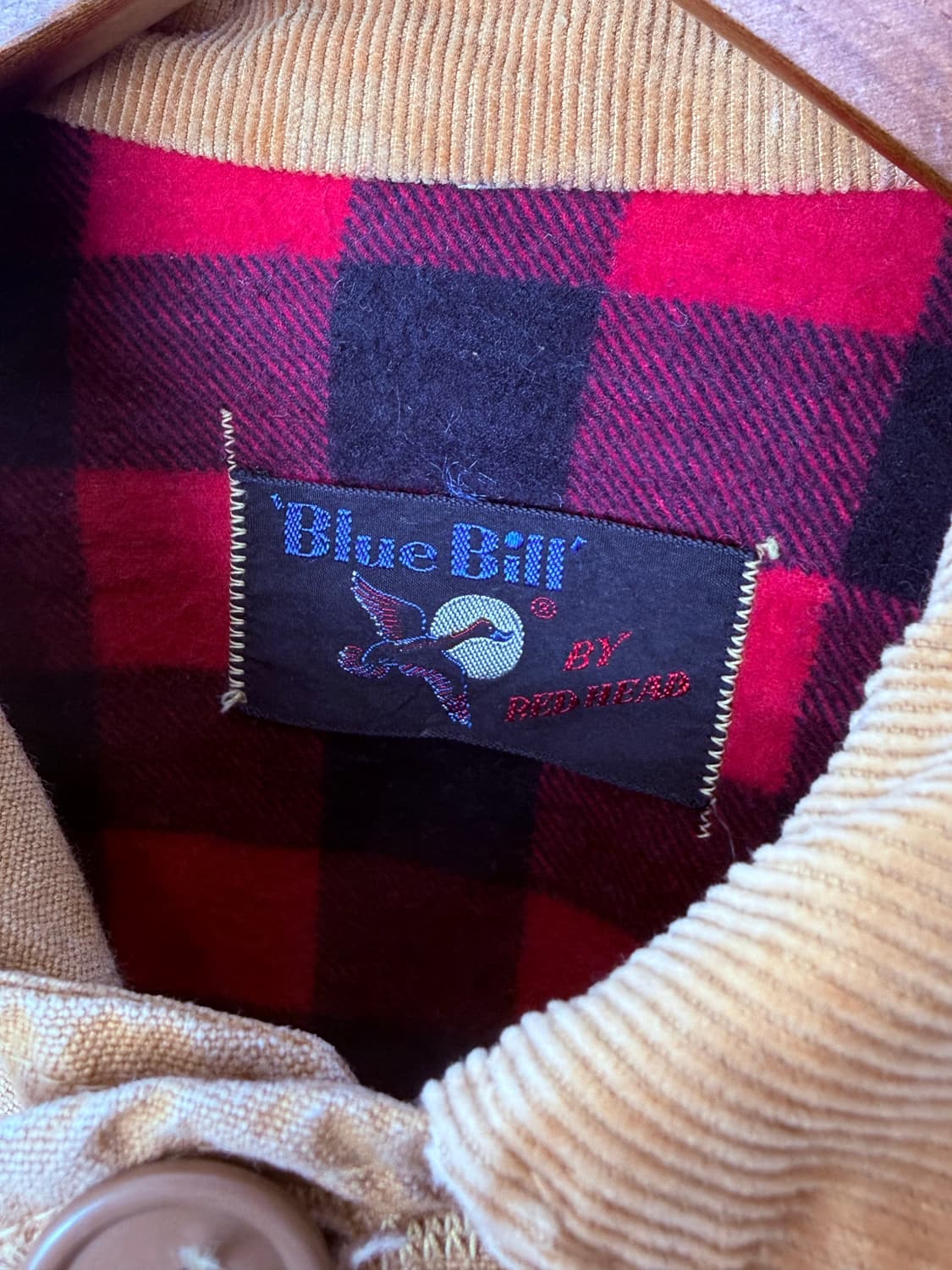 70s 빈티지 Blue Bill by Red Heads 헌팅 자켓 상품이미지9