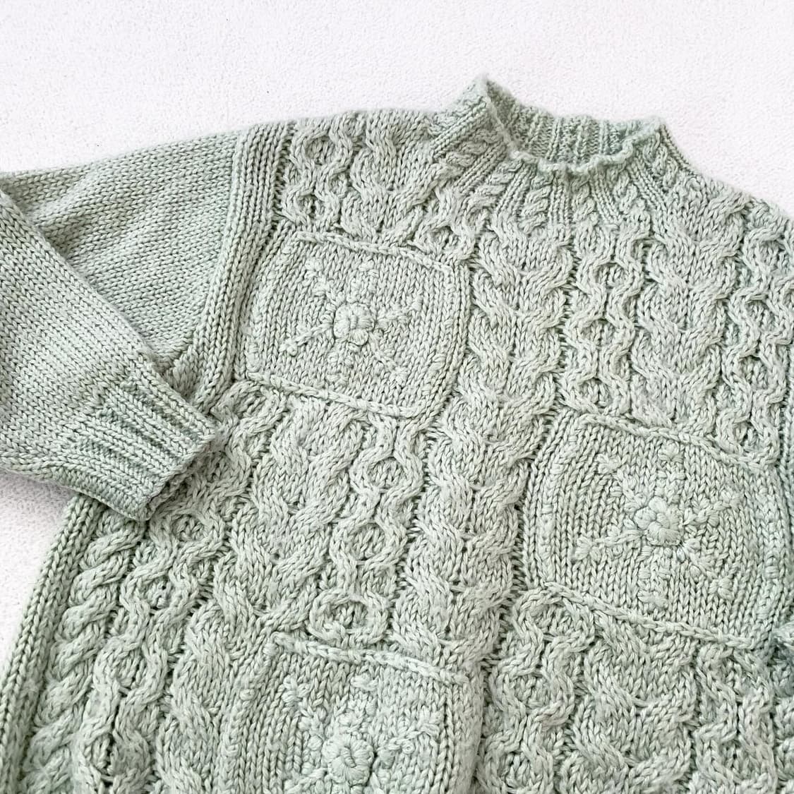 말차맛 눈꽃 아방핏 모리걸 니트 상품이미지2