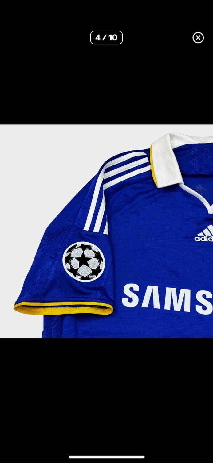 08-09시즌 첼시 챔스 드록바 유니폼 상품이미지4