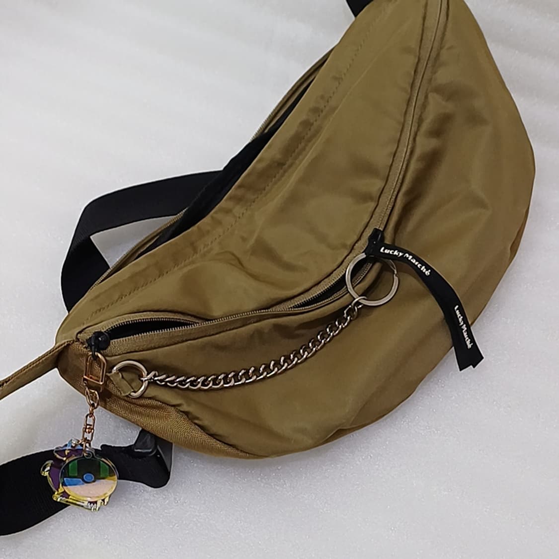 럭키마르쉐 여행 일상 힙색 슬링백 가방 중대형 훌륭 사랑봉봉 상품이미지5
