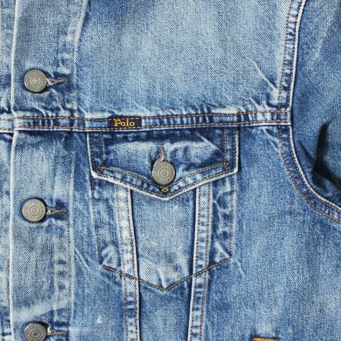 Polo 폴로 랄프로렌 큐알신형 성조기 데님자켓 상품이미지4