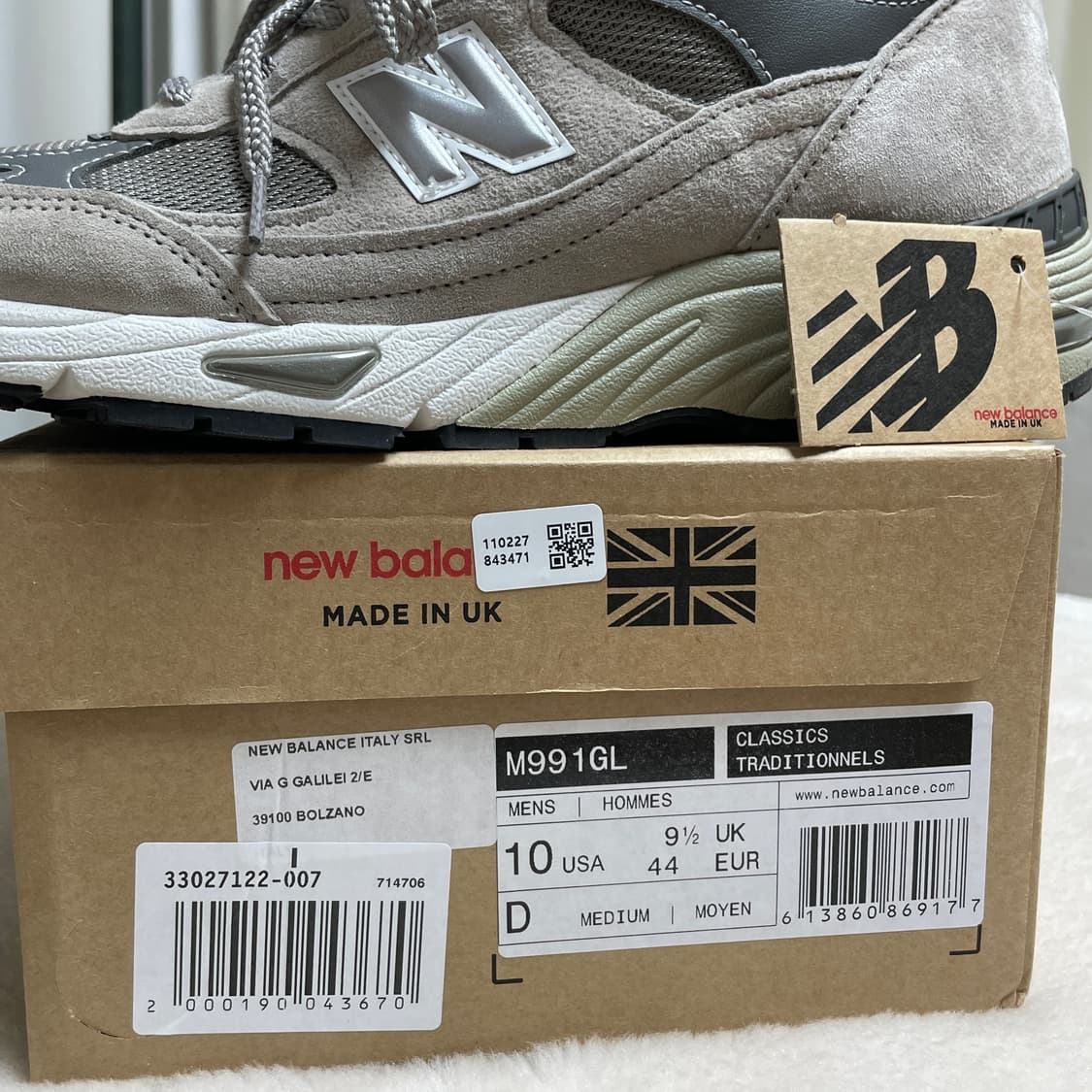 뉴발란스 991 그레이 280 상품이미지9