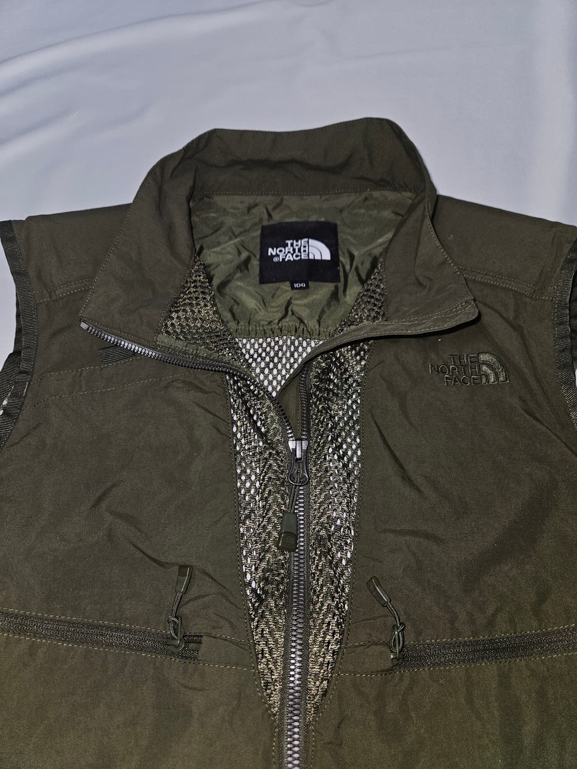 노스페이스 카고포켓 베스트 조끼자켓 올리브 고프코어 트레일 L 100 상품이미지2