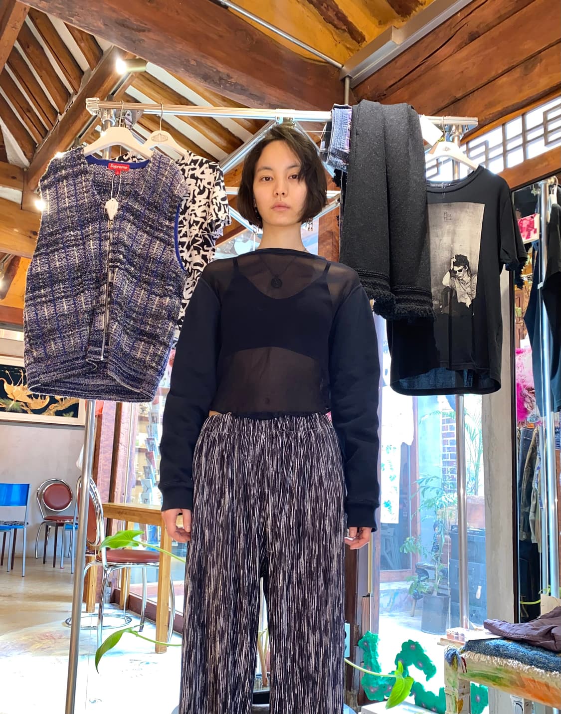 Givenchy 2000s Archive 시스루 맨투맨 상품이미지1