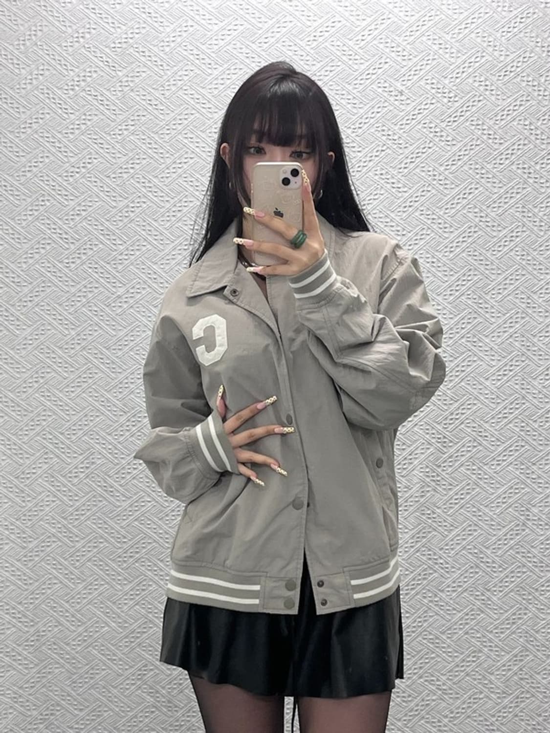 커버낫 레트로 컨트리 빈티지 바시티 자켓 M C10050 상품이미지2