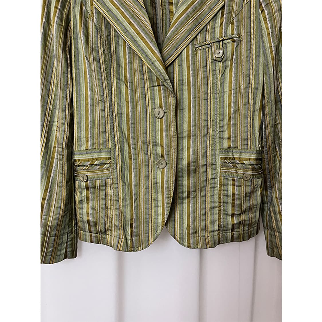 Green stripe jacket 상품이미지5