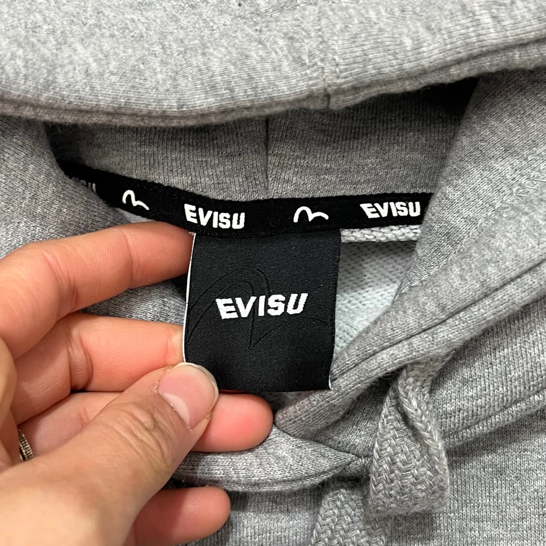 [우먼95] 에비수 크롭 후드티 상품이미지3