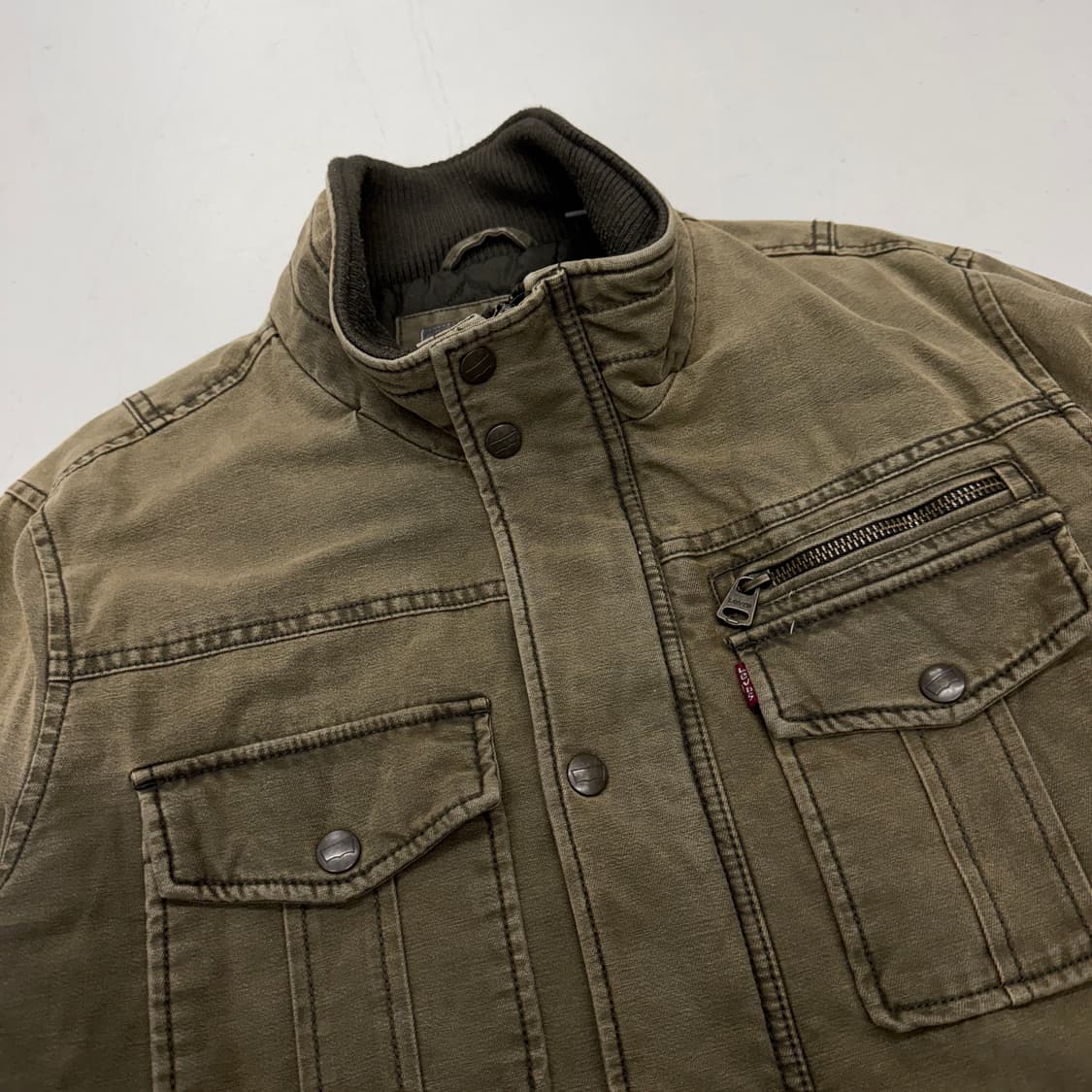 리바이스 가먼트다잉 스톤워싱 투포켓 워크자켓 상품이미지3