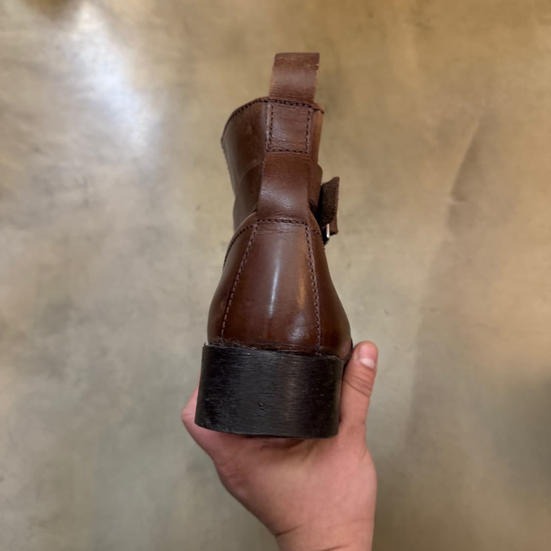 CIAK 피스톤 이탈리아 생산 앵클 벨트 부츠 43 상품이미지5