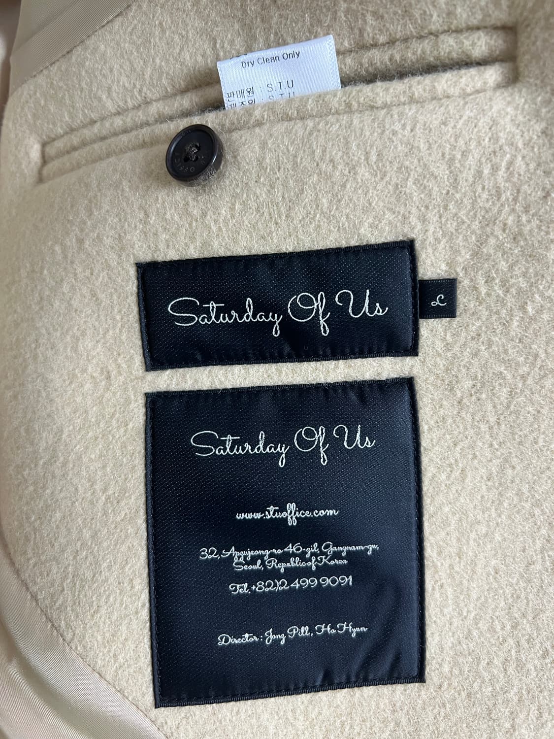 [L] STU 레이어드 패널 숏자켓 라이트 베이지 STU OFFICE 상품이미지7