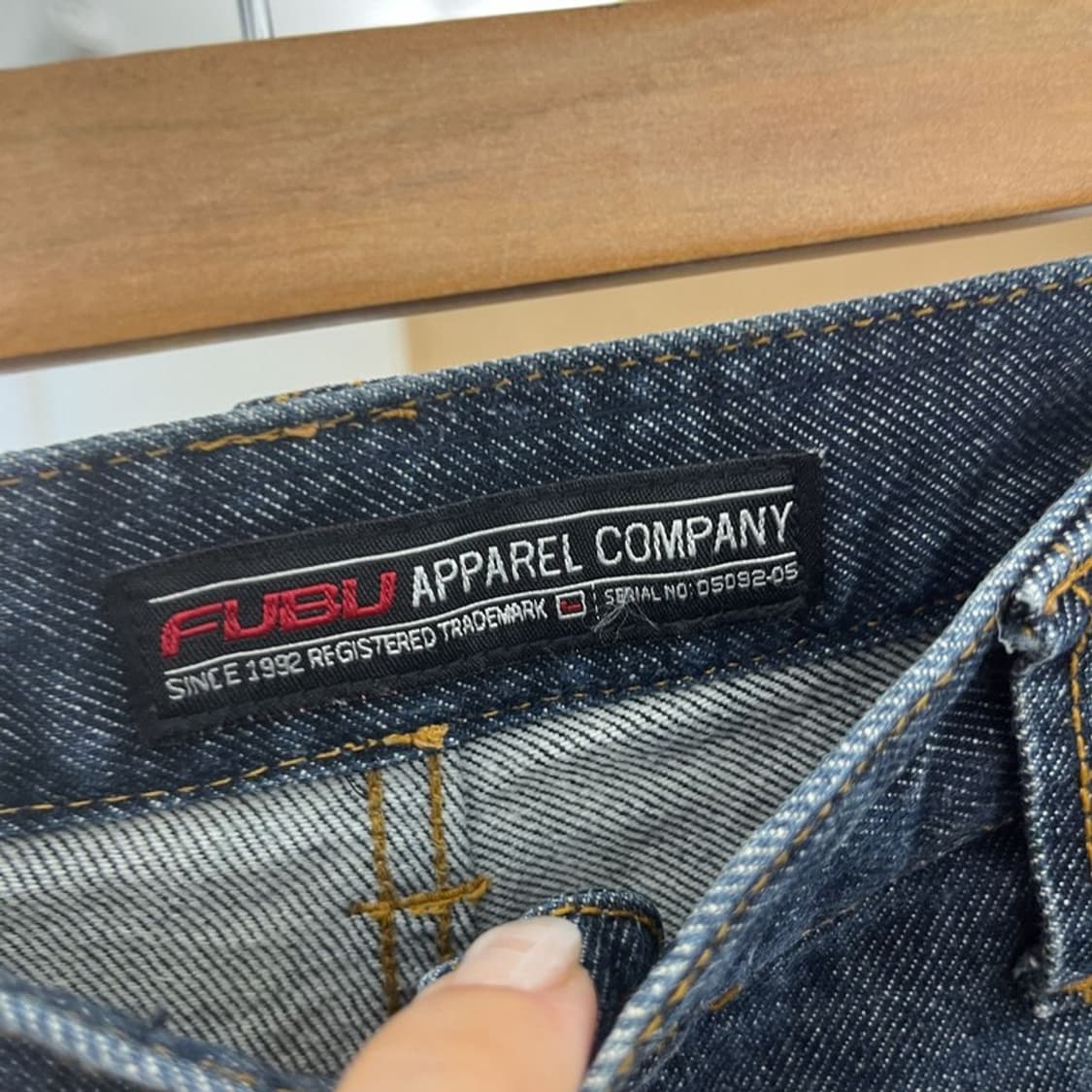 푸부 FUBU 올드스쿨 와이드 데님 청바지 72 C05873 상품이미지3