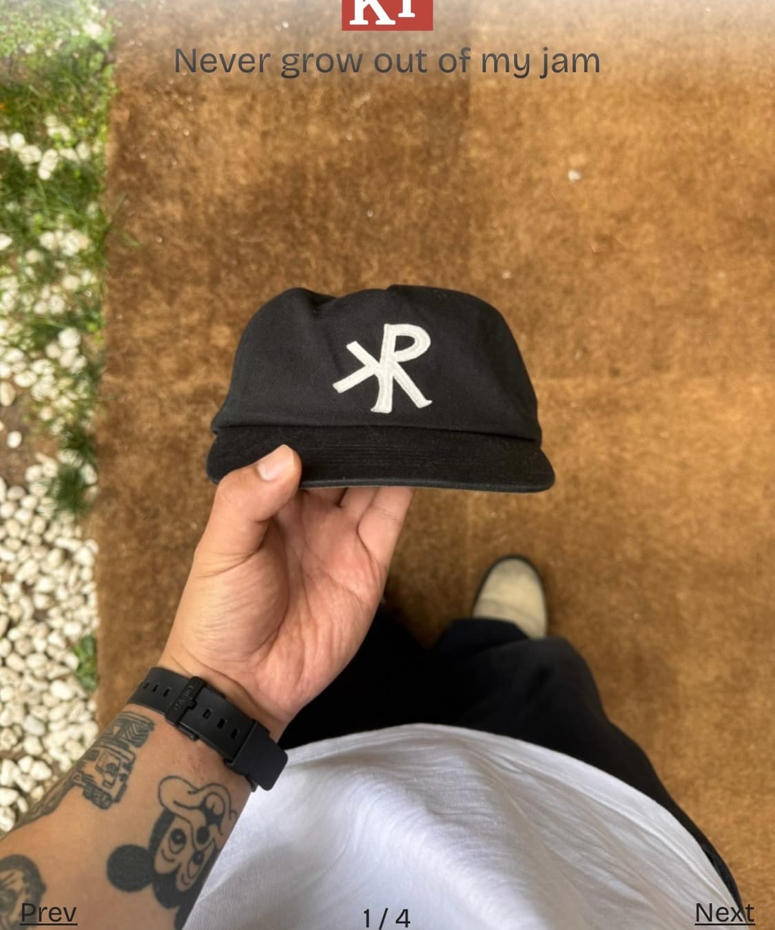 크래커하우스 아뜰리에 볼캡 블랙 상품이미지1