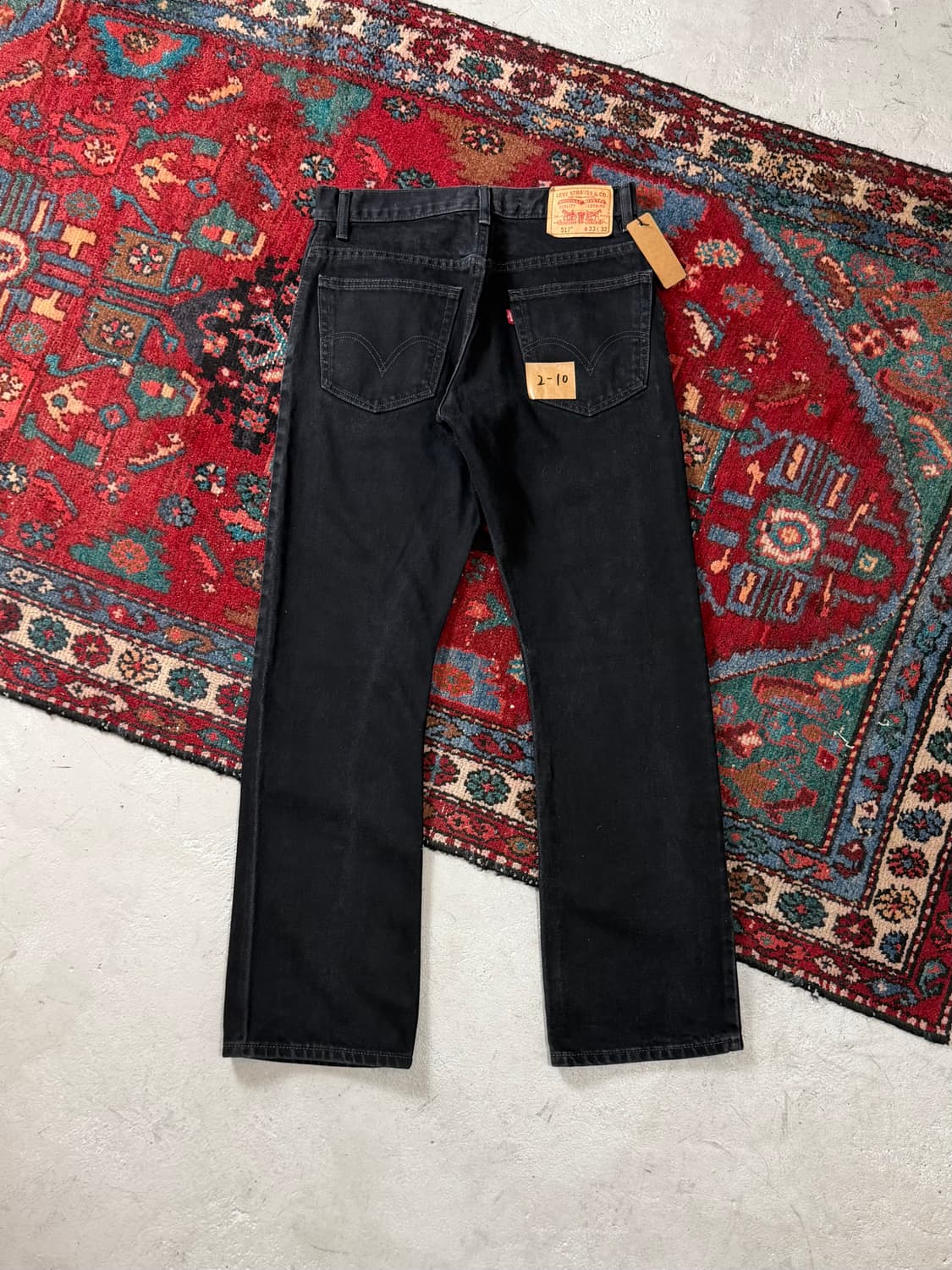 00's 빈티지 리바이스 517 블랙 부츠컷 리바이스 플레어진 상품이미지4
