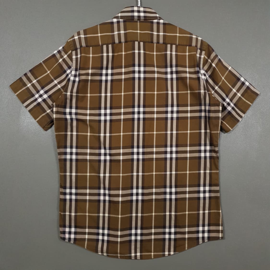 M) 정품 버버리 브릿 시그니처 노바체크 하프 반팔 셔츠 남방 상품이미지8